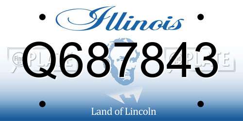 Q687843 Illinois License Plate