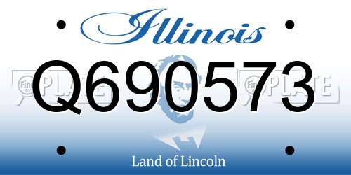 Q690573 Illinois License Plate