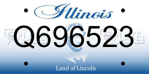 Q696523 Illinois License Plate