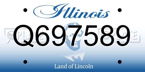 Q697589 Illinois License Plate