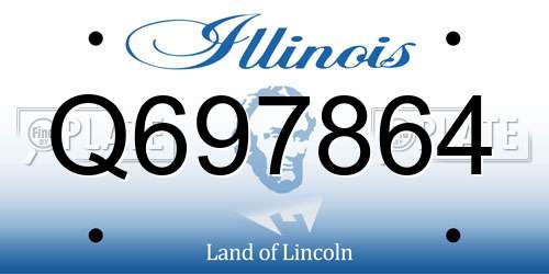 Q697864 Illinois License Plate