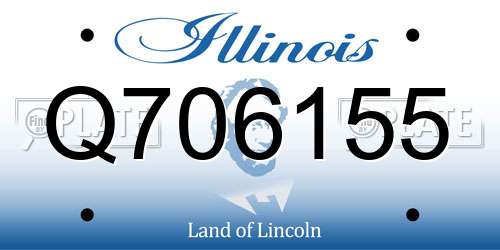 Q706155 Illinois License Plate