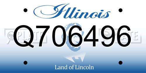 Q706496 Illinois License Plate