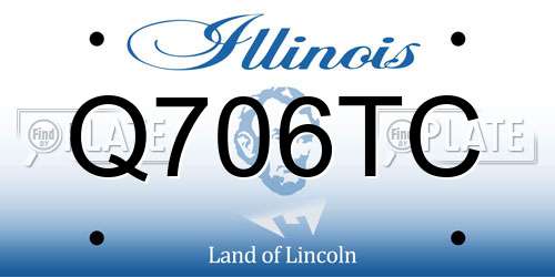 Q706TC Illinois License Plate
