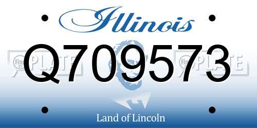 Q709573 Illinois License Plate