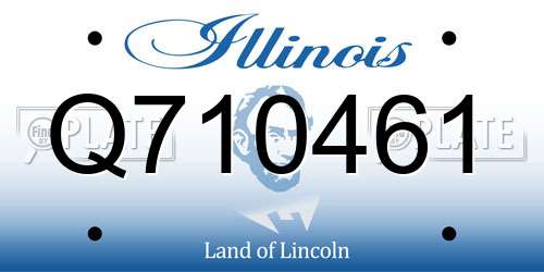 Q710461 Illinois License Plate