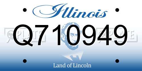 Q710949 Illinois License Plate
