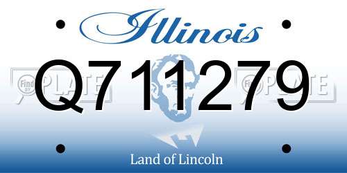 Q711279 Illinois License Plate
