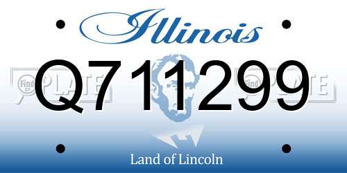 Q711299 Illinois License Plate