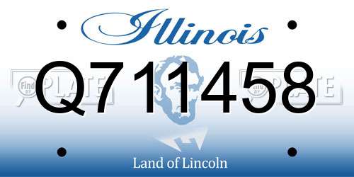Q711458 Illinois License Plate