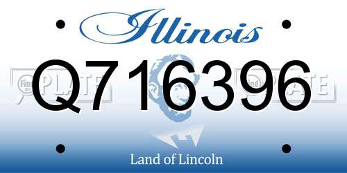 Q716396 Illinois License Plate