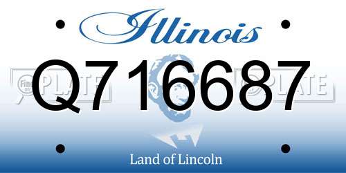 Q716687 Illinois License Plate