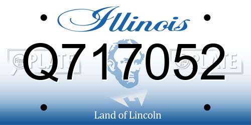 Q717052 Illinois License Plate