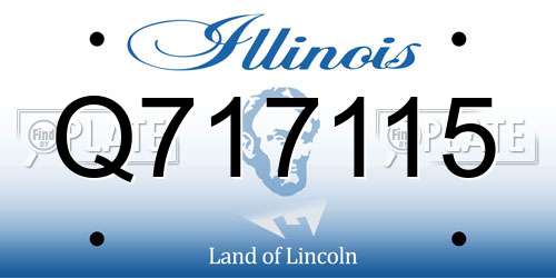 Q717115 Illinois License Plate