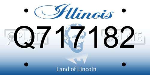 Q717182 Illinois License Plate