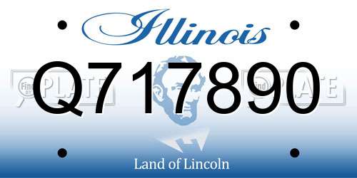 Q717890 Illinois License Plate