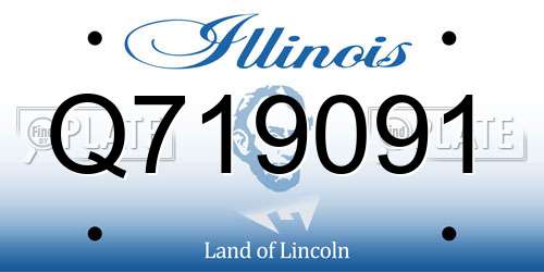 Q719091 Illinois License Plate