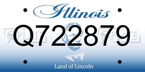 Q722879 Illinois License Plate