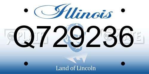 Q729236 Illinois License Plate