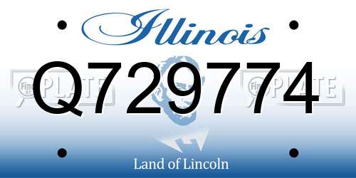Q729774 Illinois License Plate