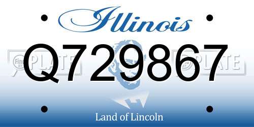 Q729867 Illinois License Plate
