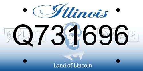 Q731696 Illinois License Plate