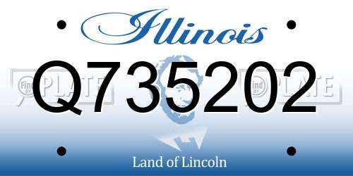 Q735202 Illinois License Plate