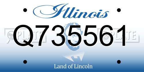 Q735561 Illinois License Plate