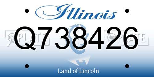 Q738426 Illinois License Plate