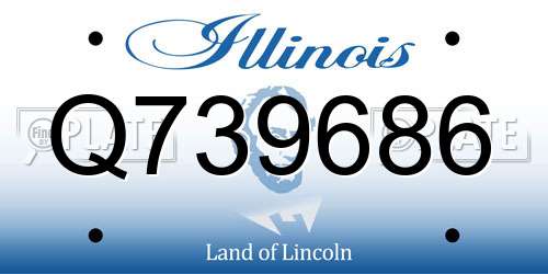 Q739686 Illinois License Plate
