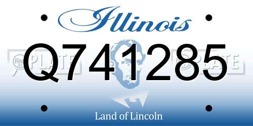 Q741285 Illinois License Plate
