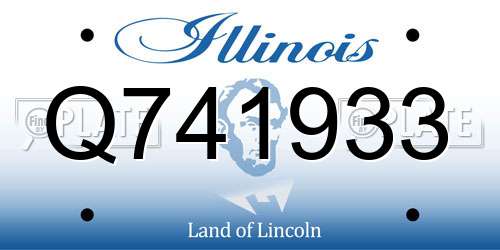 Q741933 Illinois License Plate