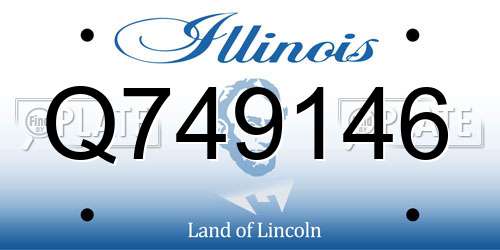 Q749146 Illinois License Plate