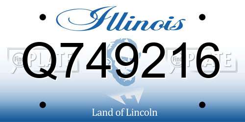 Q749216 Illinois License Plate