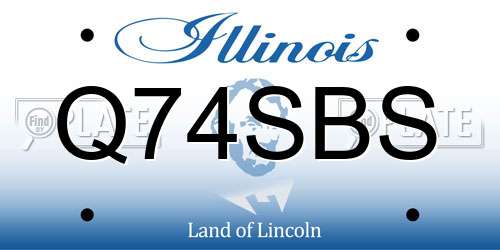 Q74SBS Illinois License Plate
