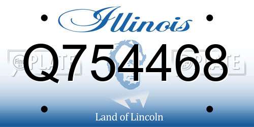 Q754468 Illinois License Plate