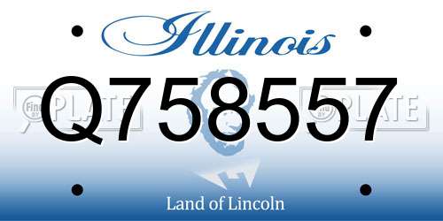 Q758557 Illinois License Plate