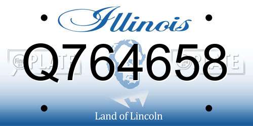 Q764658 Illinois License Plate