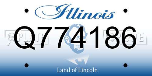 Q774186 Illinois License Plate