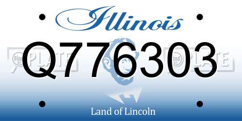 Q776303 Illinois License Plate