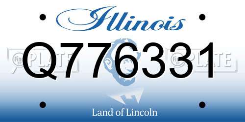 Q776331 Illinois License Plate