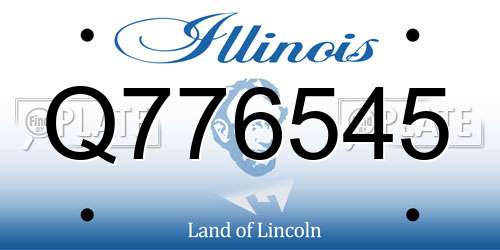 Q776545 Illinois License Plate