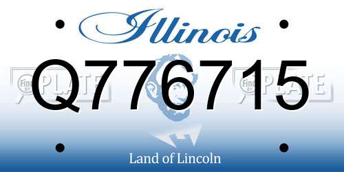 Q776715 Illinois License Plate