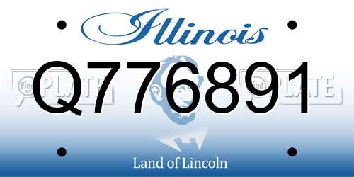 Q776891 Illinois License Plate