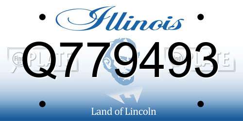 Q779493 Illinois License Plate