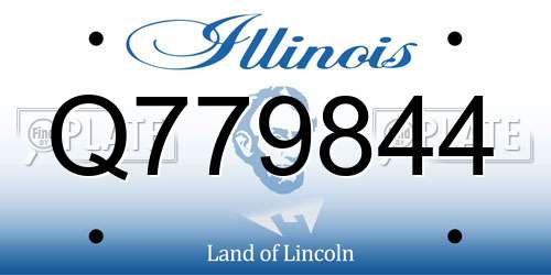 Q779844 Illinois License Plate