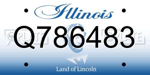 Q786483 Illinois License Plate