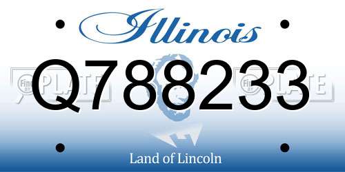 Q788233 Illinois License Plate