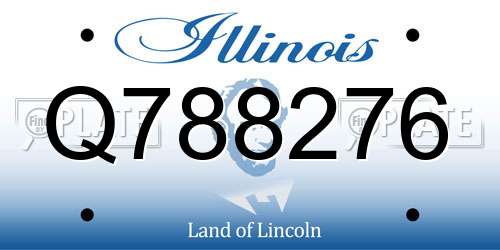 Q788276 Illinois License Plate