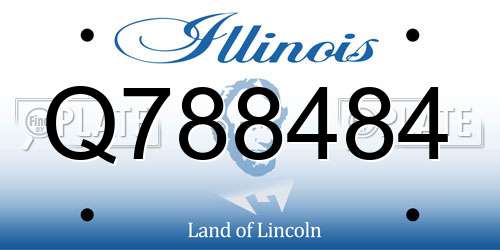 Q788484 Illinois License Plate
